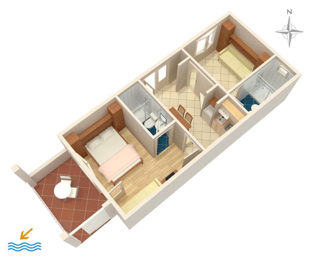 Apartments By The Sea Podgora, Makarska - 2615 Exterior foto