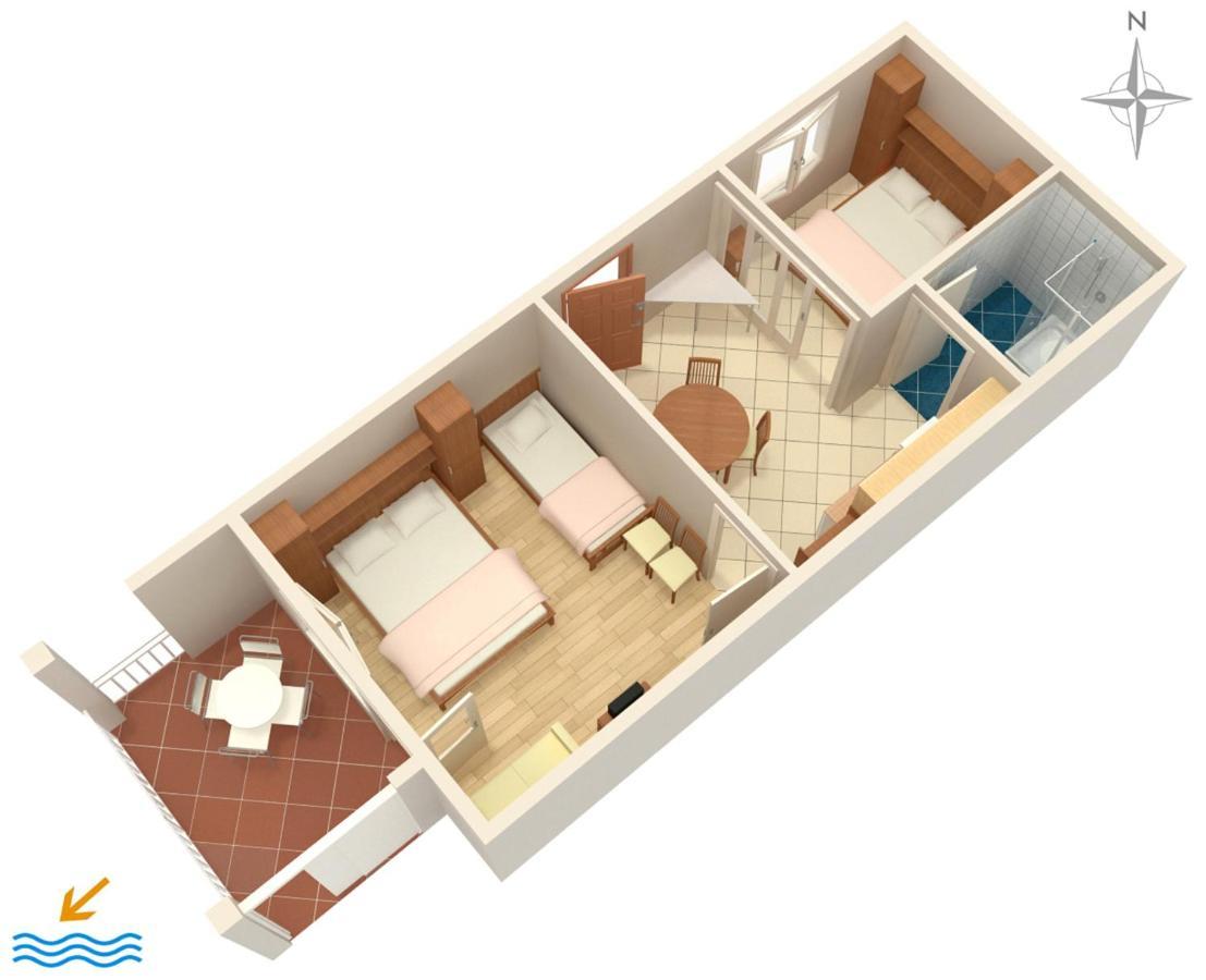 Apartments By The Sea Podgora, Makarska - 2615 Exterior foto